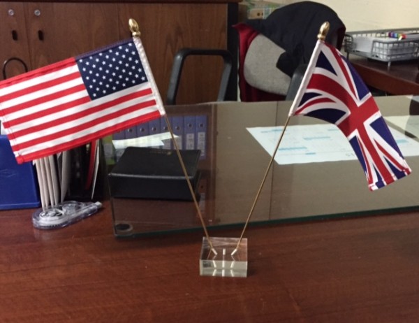 acrylic desk flags