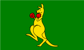 Boxing Kangaroo, 1830mm x 915mm