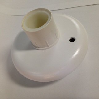 Flat flagpole top internal