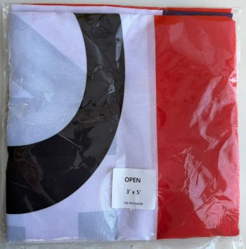 Open Flag 3' X 5'